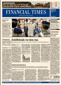 Financial Times Deutschland vom 9 Juli 2012