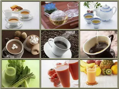 Tea, Coffee, Juices - Wallpaper