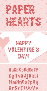 Paper Hearts Font