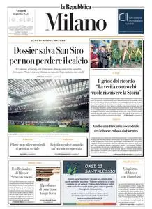 la Repubblica Milano - 11 Agosto 2023