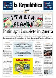 la Repubblica - 3 Settembre 2022