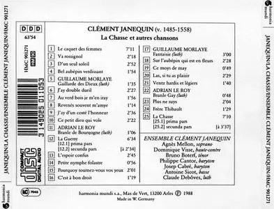 Ensemble Clément Janequin - Janequin: La Chasse et autres chansons (1988)