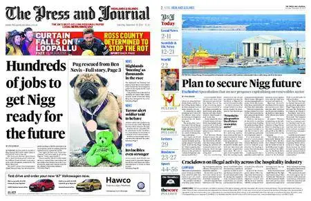 The Press and Journal Highlands and Islands – September 23, 2017
