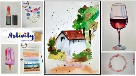 7 Water Color Projects for Beginners & Intermediates