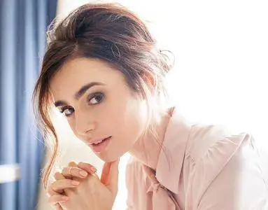 Lily Collins by Sally Ryan for The New York Times