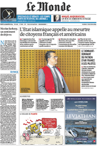Le Monde du Mardi, 23. Septembre 2014