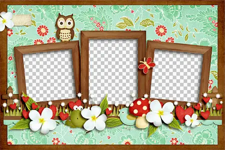 Brag Book: Whimsical Garden (10 Quick Pages)