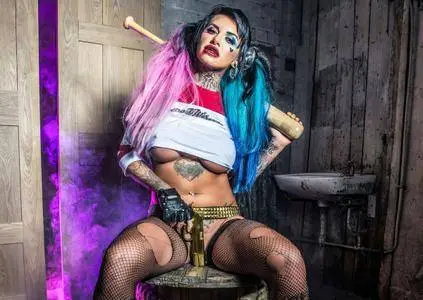 Jemma Lucy as Harley Quinn for Front Magazine March 2017