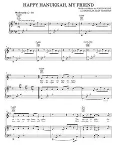Happy Hanukkah, My Friend (The Hanukkah Song) - Justin Wilde (Piano-Vocal-Guitar)