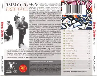 Jimmy Giuffre - Free Fall (1962) [Remastered 1998]