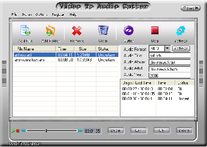 Video To Audio Cutter ver.2.00