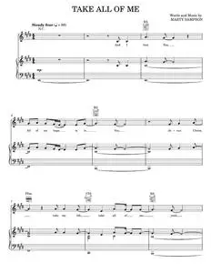Take all of me - Rebecca St. James (Piano-Vocal-Guitar)