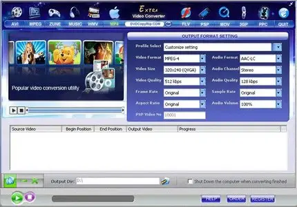 Extra Video Converter v6.9