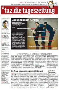 Tageszeitung TAZ vom 16 Mai 2012
