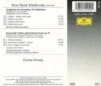 Ferenc Fricsay Portrait - Pyotr Ilyich Tchaikovsky: Symphony No.6, Violin Concerto (1994)