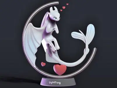 Light Fury Dragon