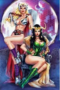 Lady Thor and Lady loki