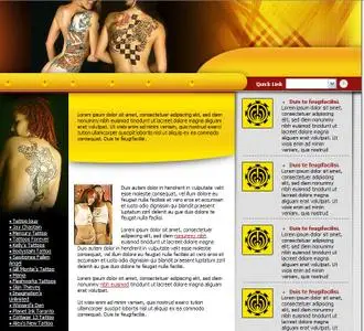 Full HTML Template (html + psd) - Tattoo 