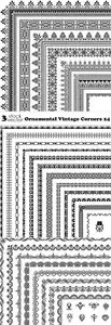 Vectors - Ornamental Vintage Corners 24