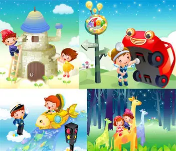 Children vector