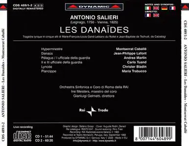 Gianluigi Gelmetti, Italian Radio Symphony Orchestra Rome, Montserrat Caballe - Antonio Salieri: Les Danaïdes (2005)