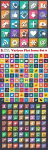 Vectors - Various Flat Icons Set 6