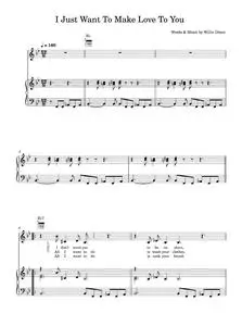I just wanna make love to you - Etta James (Piano-Vocal-Guitar (Piano Accompaniment))
