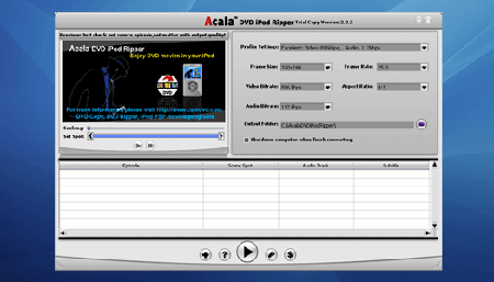 Acala DVD iPod Ripper v2.3.6