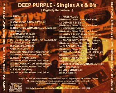 Deep Purple - Singles A's & B's (1993) [2012 Digital Remaster]