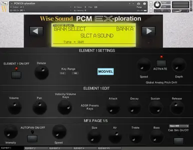 Wise Sound PCM EX-ploration for Kontakt