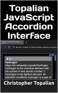 Topalian JavaScript Accordion Interface