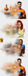 Realistic Smoke Dispersion Photo Effect for Photoshop