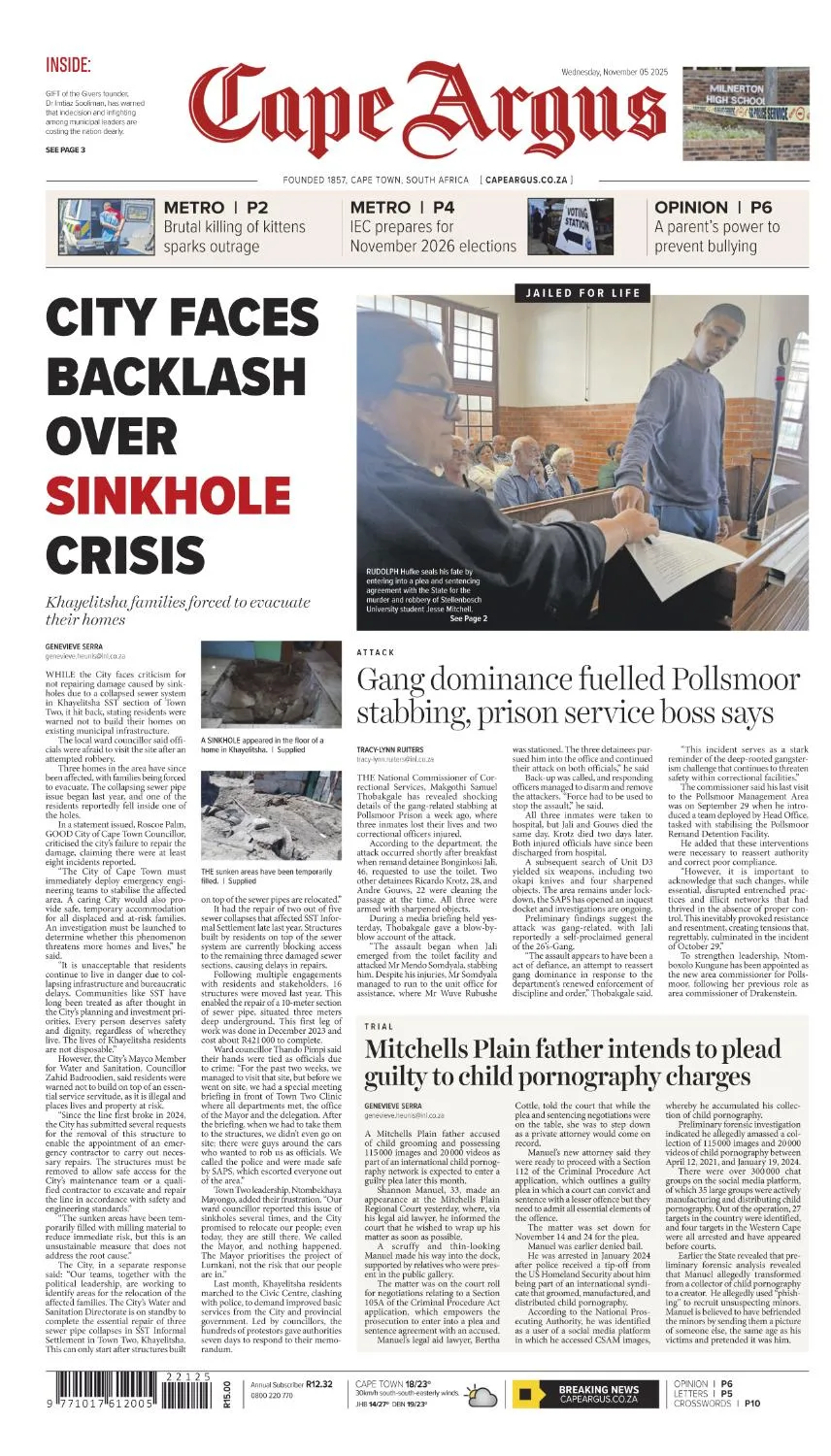 Cape Argus - 5 November 2025