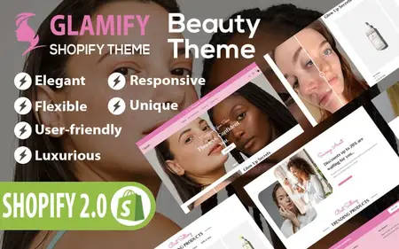 Glamify - Beauty & Cosmetics Shopify Theme