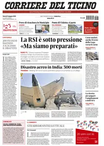 Corriere del Ticino - 13 Giugno 2025