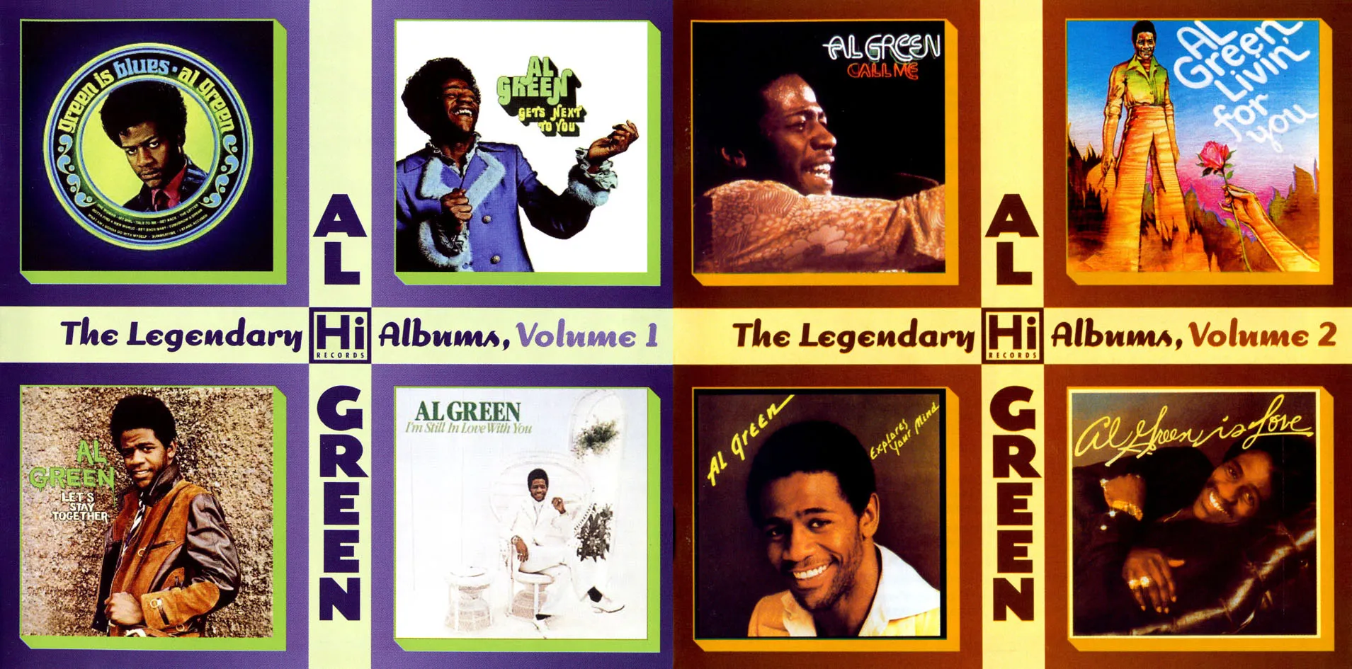 Al Green - The Legendary Hi Records Albums, Volume 1 & 2 (2006) 8 Albums On 4 CD