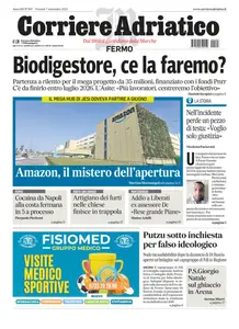 Corriere Adriatico Fermo - 7 Novembre 2025