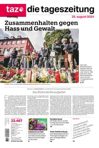 taz die tageszeitung  - 26 August 2024