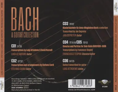 Johann Sebastian Bach - A Guitar Collection [6CDs] (2024)