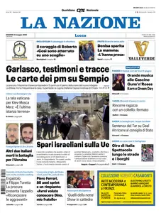 La Nazione Lucca - 22 Maggio 2025
