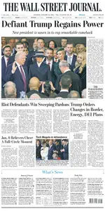 The Wall Street Journal - January 21, 2025