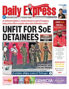 Trinidad & Tobago Daily Express - 13 January 2025