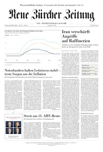Neue Zürcher Zeitung International - 20 März 2026
