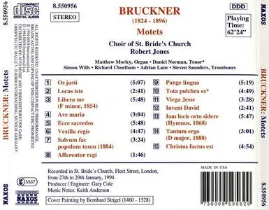 Robert Jones, Choir of St. Bride's Church - Anton Bruckner: Motets (1994)