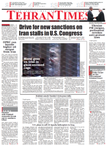 Tehran Times, 29. January 2014