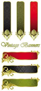 Vintage Banners Vector