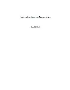 Introduction to Geomatics