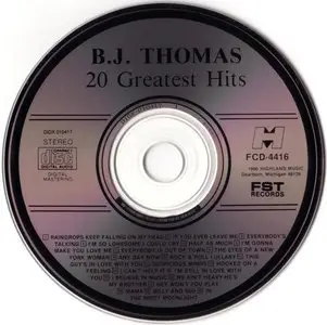 B.J. Thomas - 20 Greatest Hits (1990) *Re-Up*