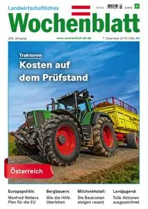 Bayerisches Landwirtschaftliches Wochenblatt Oesterreich - 06. Dezember 2018