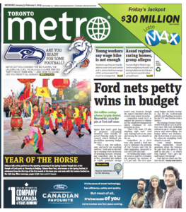 Metro [Canada -  Van | Tor | Mon | Ott | Edm | Hal | Lon | Win | Sas], 31. January 2014